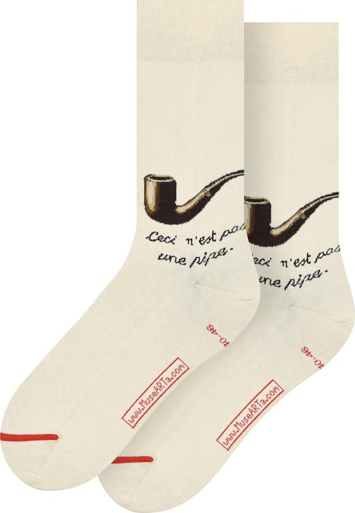 MuseARTa Socken René Magritte - The Treachery of Images