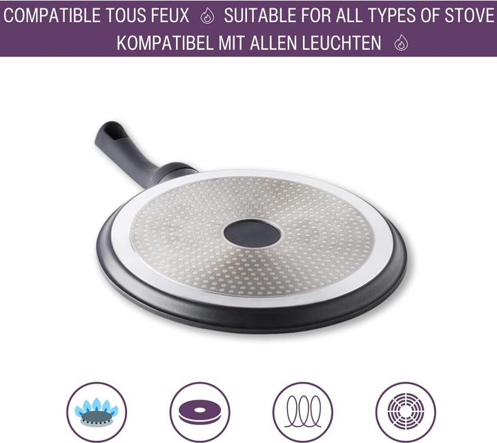 Produktbild Mastrad Crêpes-Pfanne 32cm (32 cm, Crêpe Pfanne, Aluminium)