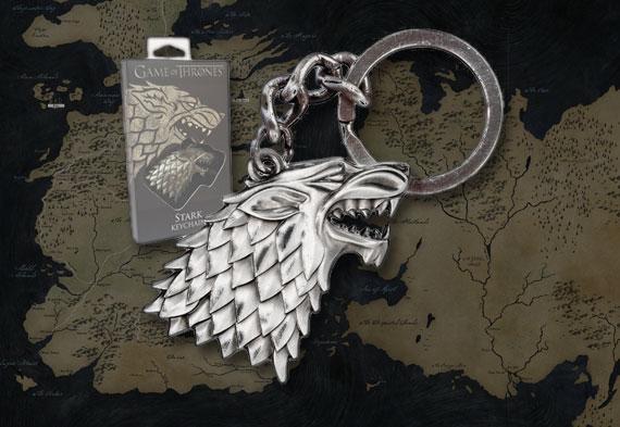 Actual product image Noble Collection Game of Thrones: Stark keyring