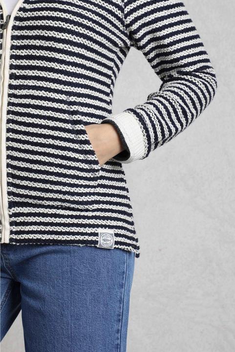 Immagine prodotto Weird Fish Fisher Felpa con Cappuccio e Zip Intera Strisce Ecologica Donna (48)