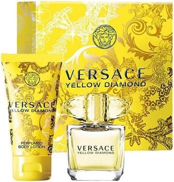 Actual product image Versace Yellow Diamond by Gift Set -- 3 oz Eau de Toilette Spray + 3.4 oz Body lotion (Fragrance set)