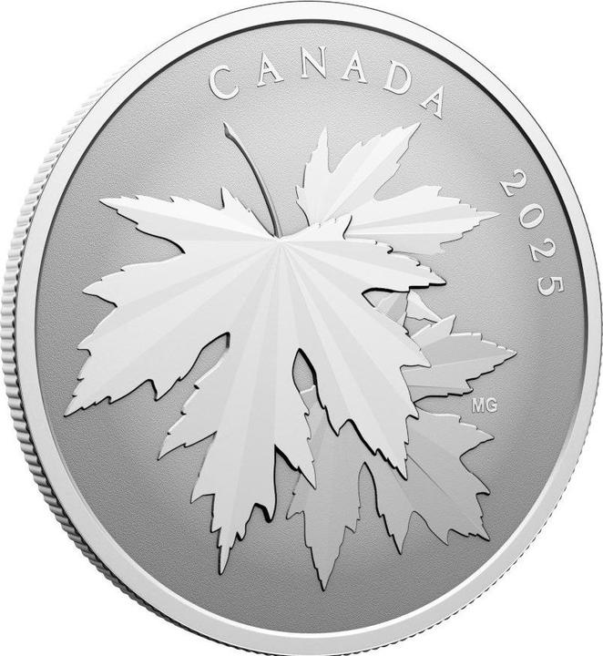 Actual product image Royal Canadian Mint Silber Gleaming Maple Leaf 1/2 oz RP - 2025 (999.90, 2025)