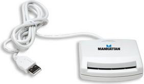 Produktbild Manhattan SmartCard-Leser - USB - weiss (USB)