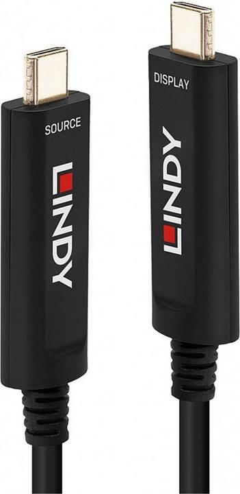 Actual product image Lindy Fibre Optic Hybrid USB C Video (5 m, USB 3.1)