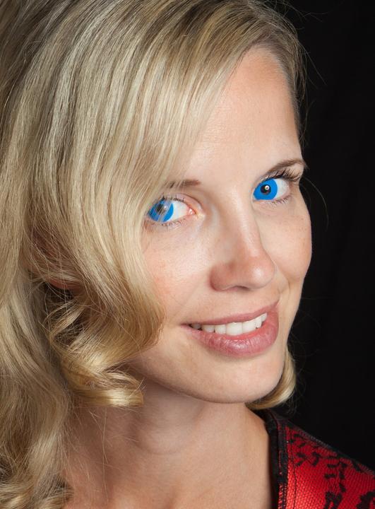 Produktbild Metamorph Blaue Meerjungfrau Jahreslinsen Elfen Kontaktlinse (Blau)