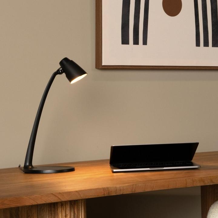 Immagine prodotto Lucide LUDO - Lampada da tavolo - LED - 1x4,5W 3000K - Nero 18660/05/30 (350 lm)