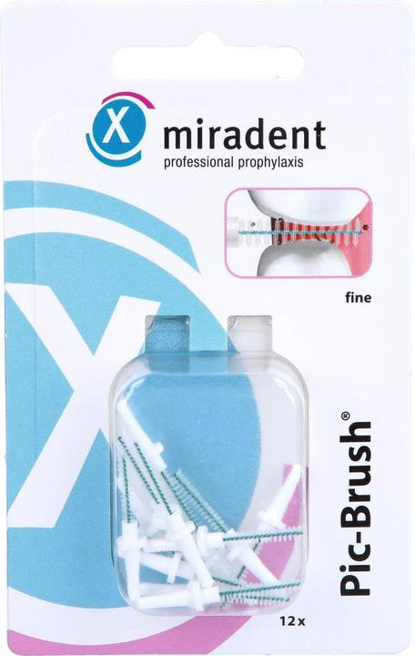 Actual product image Miradent Pic-Brush Refill Replacement Brushes (12 x)