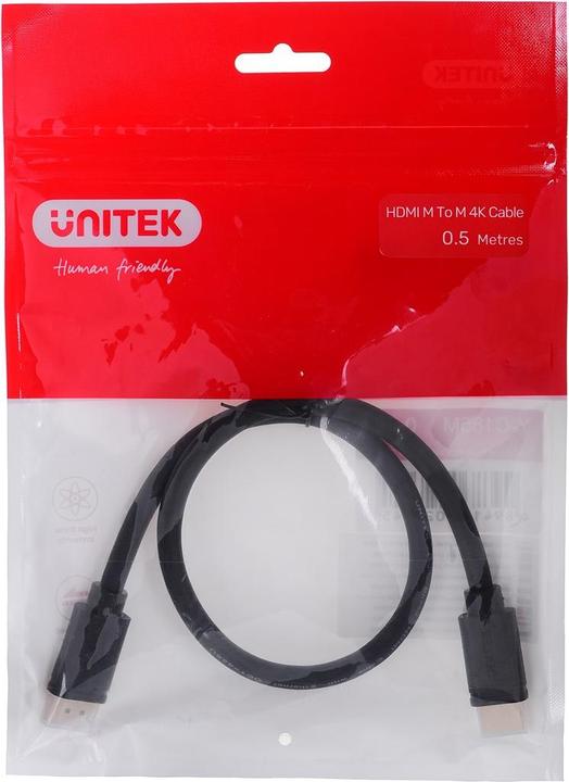 Produktbild Unitek KABEL HDMI 2.0 M/M 4K 60HZ 0 5M Y-C185M (0.50 m, HDMI)