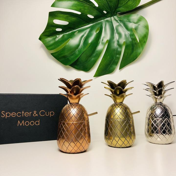 Produktbild Specter & Cup Ananas Cocktail Becher Mood Silber (3 dl, 1 x, Longdrinkgläser)