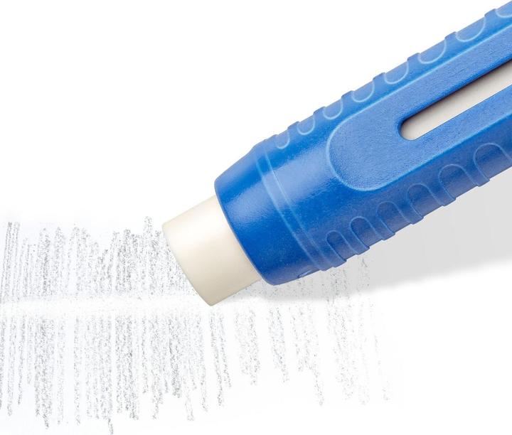 Produktbild Staedtler Mars plastic 528 Radierminenhalter Blisterkarte, Grösse: 137 x 11 x 15 mm und 1 Ersatzradierstrang