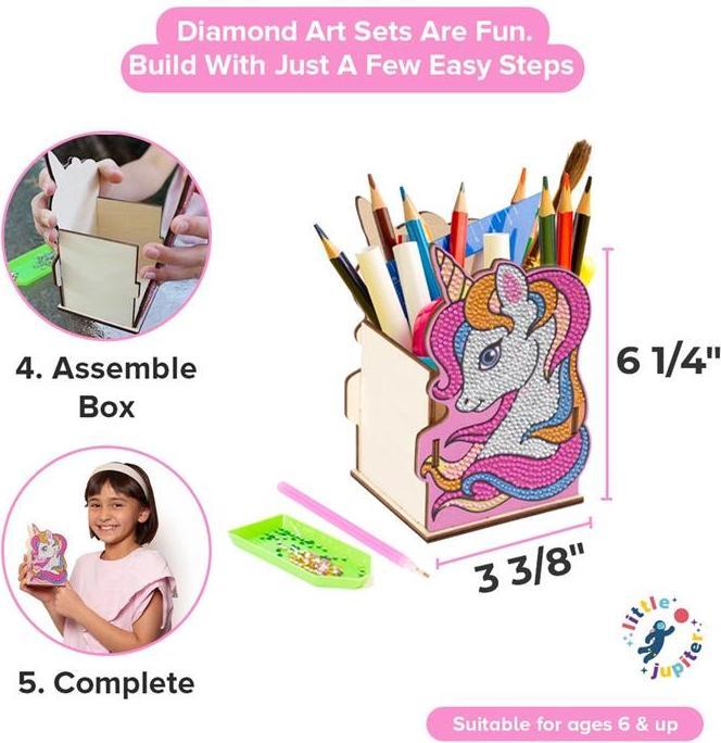 Produktbild NoName Diamond Painting Stiftehalter Einhorn