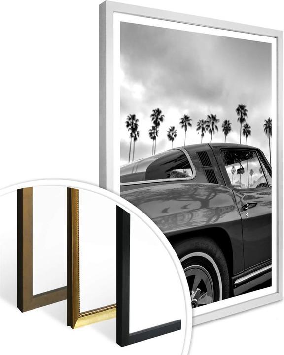 Actual product image Trenddeko classic California car (120 x 150 cm)