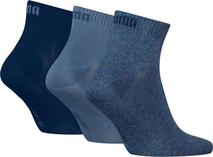 Produktbild Puma Quarter Plain 3p Unisex (3er Pack, 35 - 38)