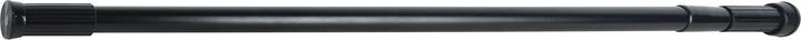 MSV Duschstange Aluminium Glänzend schwarz 70 - 120 cm