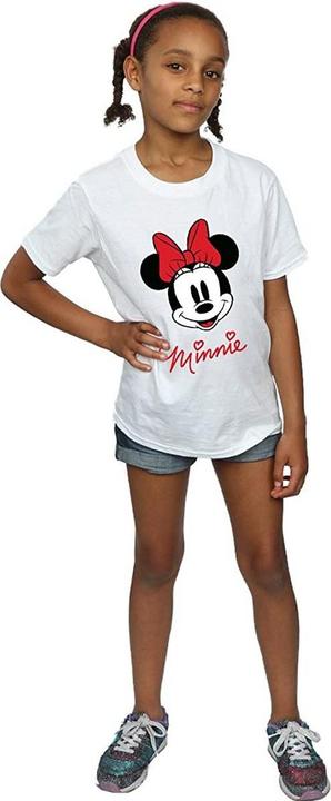 Produktbild Disney Mädchen Minnie Maus Gesicht Baumwolle TShirt (128)