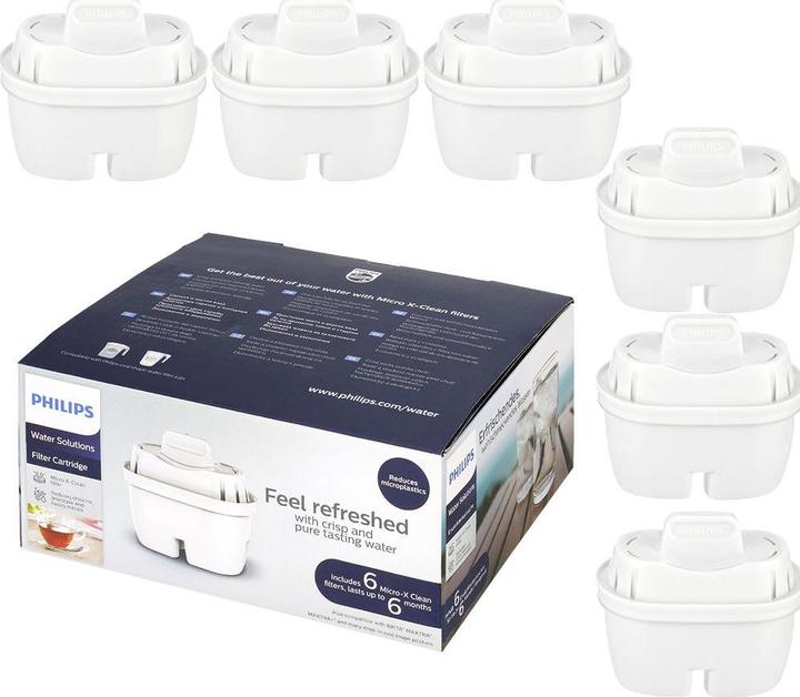 Actual product image Philips AWP212 Replacement Filter Cartridges 6pcs Water Filter (6 x)