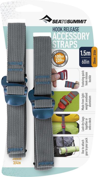 Actual product image Sea To Summit Accessory Strap with Hook Buckle