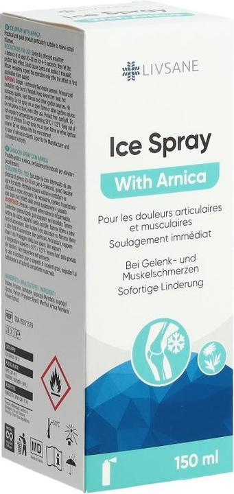 Actual product image Livsane Ice spray with arnica 150ml (1 x, 150 ml)
