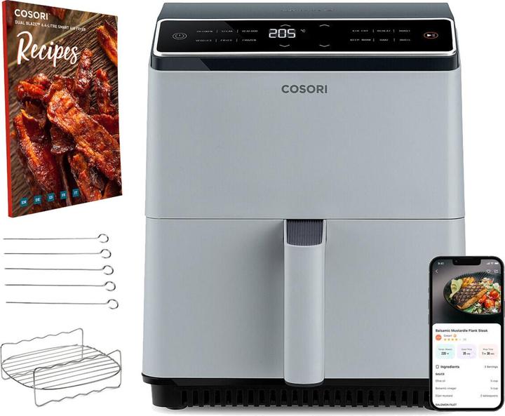 Immagine prodotto Cosori Friggitrice ad aria calda Dual Blaze XXL 6.4L, 1700W
