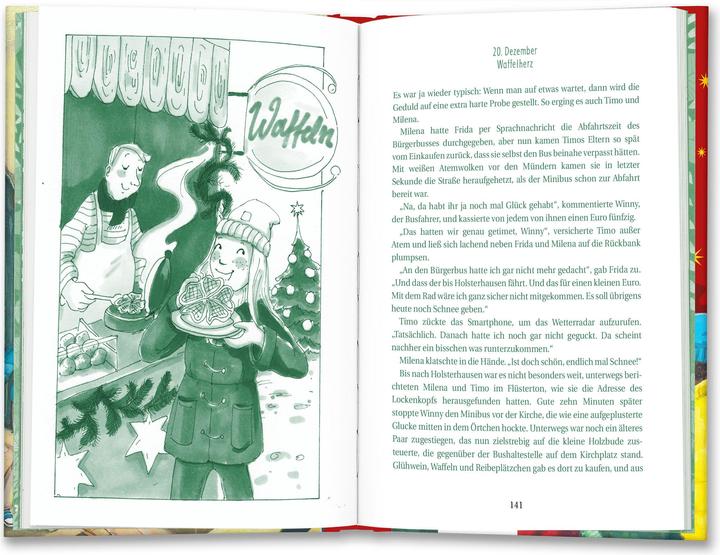Produktbild Die Spekulatius-Verschwörung. Ein Weihnachtskrimi in 24 Kapiteln nach einer Idee von Jo Pestu (Deutsch, Sarah Bosse, Dagmar Henze, 2022)