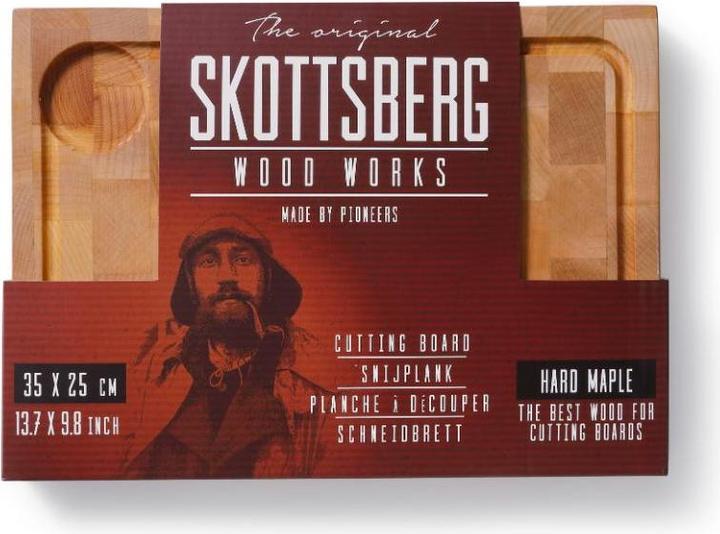 Produktbild Skottsberg Schneidbrett 35 x 25 x 3.5 cm, Ahorn Holz, Stirnholz