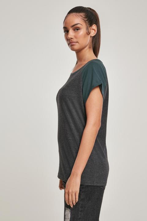 Immagine prodotto Urban Classics Tee Raglan a contrasto da donna (XXL)