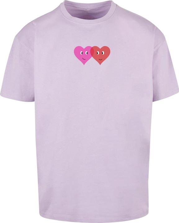 Actual product image Merchcode Hugs & Love - Two Hearts Heavy Oversize Tee - 174979 (L)