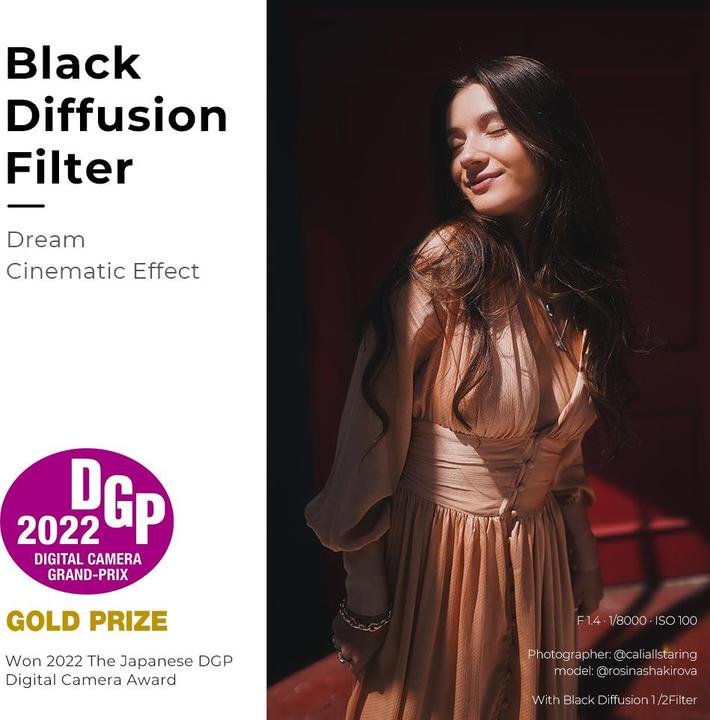 Produktbild K&F Concept Filter K&F Filter Diffuser HD Black Mist 1/8 K&F 46mm 46 mm (46 mm, Black Mist Filter)