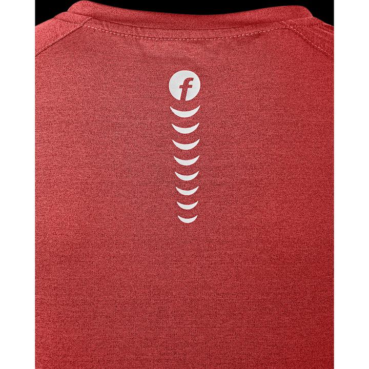 Actual product image Magni T-shirt Quick Dry bordeaux/black mottled size L Fortis Elements (L)