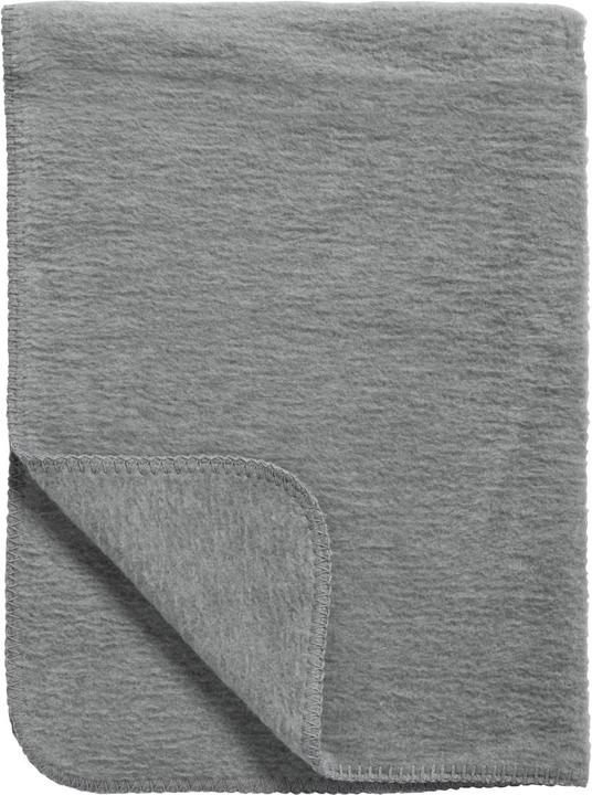 Actual product image Meyco Baby blanket large woven plain - grey - 100x150cm