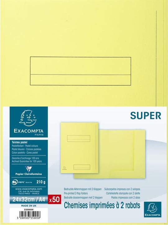 Actual product image Exacompta Collection folders - File covers (A4, 50 x)