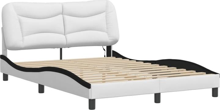 Produktbild VidaXL Bettgestell mit LED Kunstleder (140 x 200 cm)