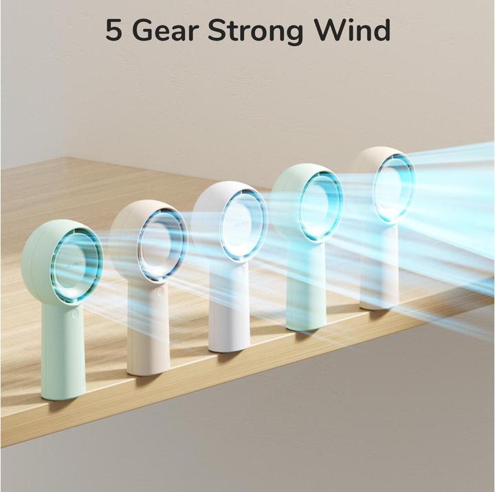 Actual product image Jisulife Handheld Fan Life5 Plus