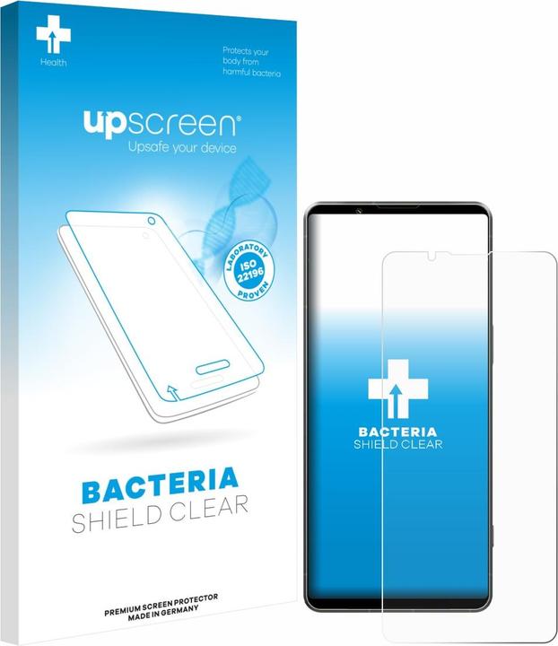 Produktbild upscreen Schutzfolie Displayschutz Displayschutzfolie Folie Klar antibakteriell (1 Stück, Sony Xperia 1 VI)