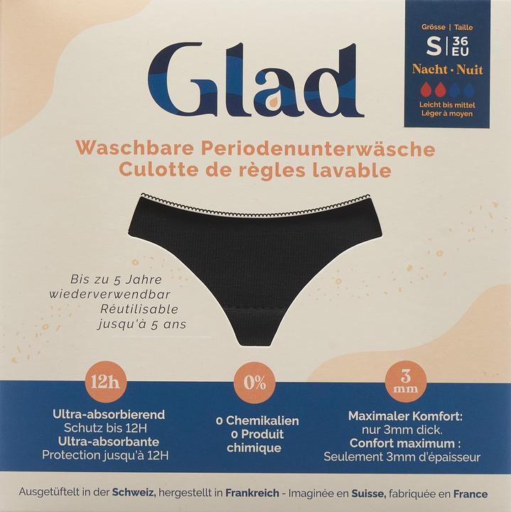 Immagine prodotto Glad Luce notturna per biancheria intima mestruale (S)