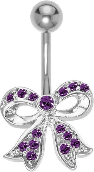 Bijouteria Bauchpiercing (Edelstahl, Kristall, Messing)
