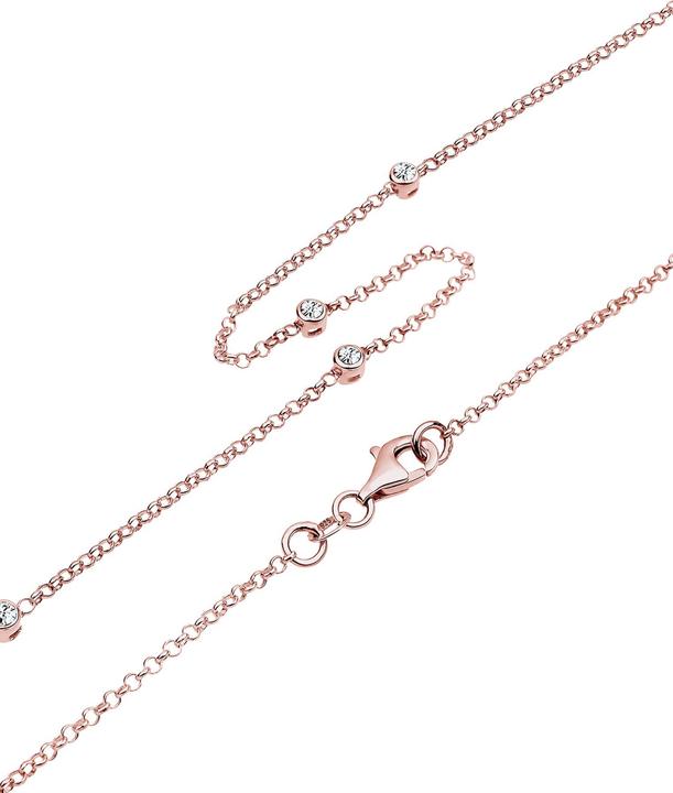 Immagine prodotto Elli Collana Solitario Cristalli di base Argento 925 (Cristallo di vetro, Argento 925)