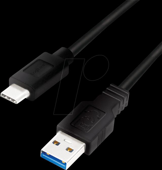 Productafbeelding LogiLink USB A – USB C (3 m, USB 3.0)