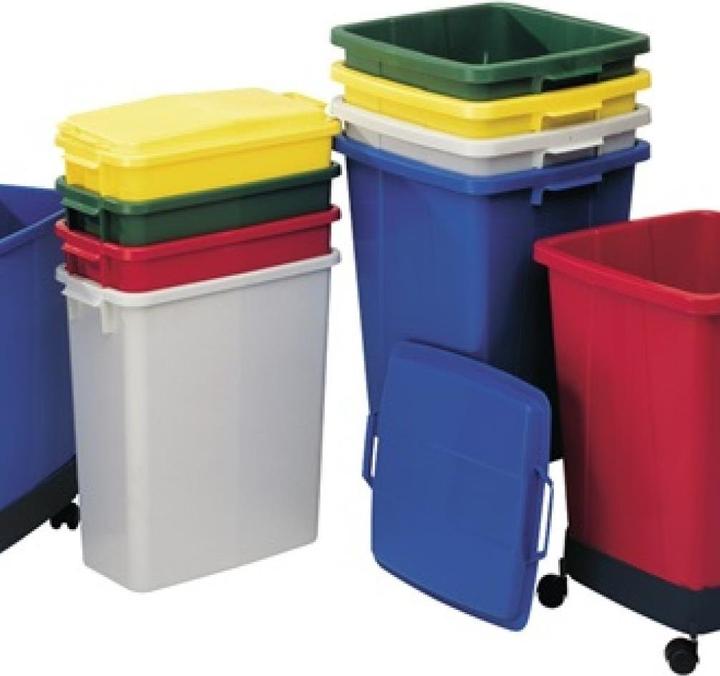 Image du produit kaiserkraft Abfall- u.Wertstoffsammler 60l H590xB285xT555mm PE grün GRAF (60 l)