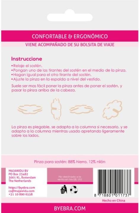 Immagine prodotto Bye Bra Fermagli per reggiseno (confezione da 3, Taglia unica)
