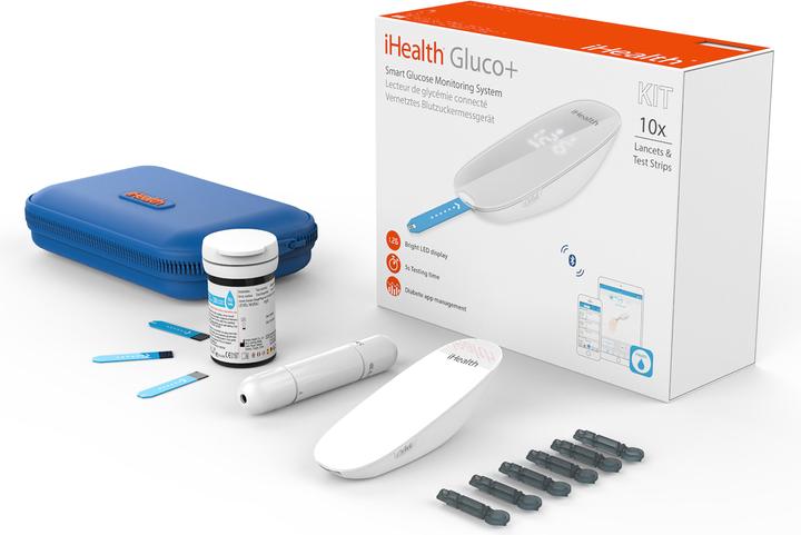 Image du produit iHealth Système de glucosurveillance intelligent sans fil (Glucomètre)