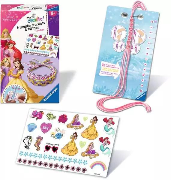Image du produit Ravensburger BeCreative 23963 Kit de bricolage Liens d'amitié & tatouages Princesses Disney, DIY