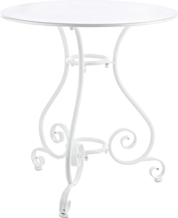 Bizzotto Gartentisch Etienne rund weiss (70 cm)