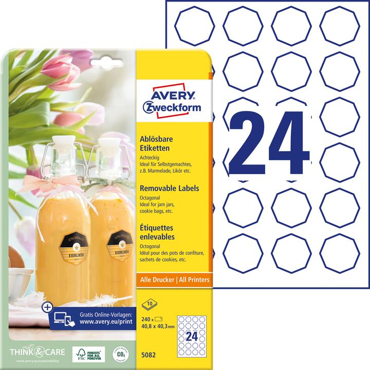 Immagine prodotto Avery Runde Etik. 40,8x40,3