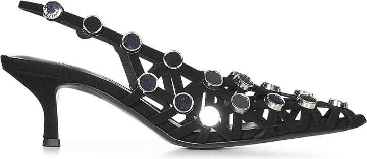 Actual product image The Attico Grid Slingback 50mm (39)