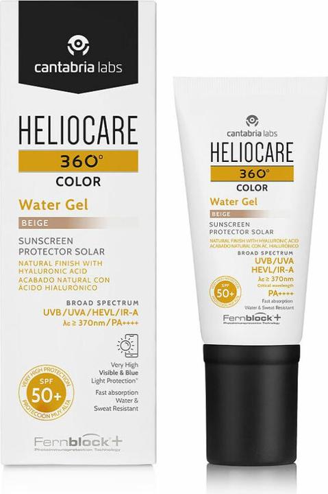 Heliocare 360° COLOR Water Gel SPF50 Beige 50ml (Sonnencreme, SPF 50+, 50 ml)