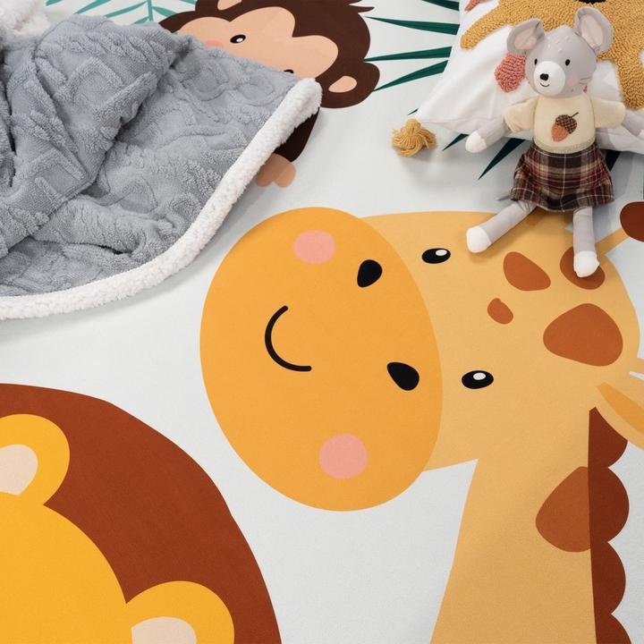 Produktbild Paco Home Kinderteppich Kinderzimmer Zoo Tiere Rutschfest - 160x220