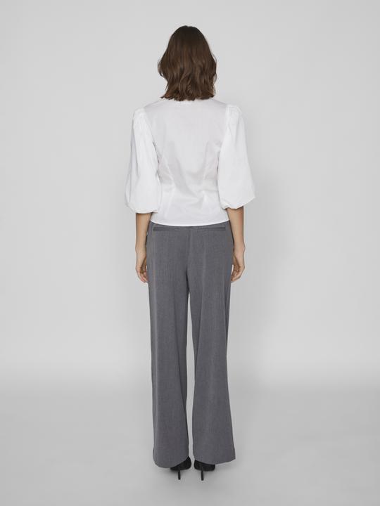Image du produit Vila Pantalon taille haute à jambe large (40)