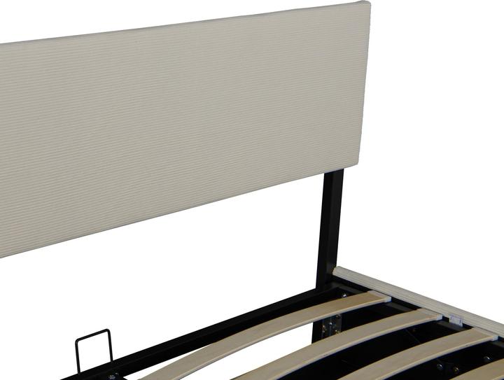 Produktbild Corium Polsterbett Juva mit Matratze und Bettkasten 160x200 cm Beige (160 x 200 cm)