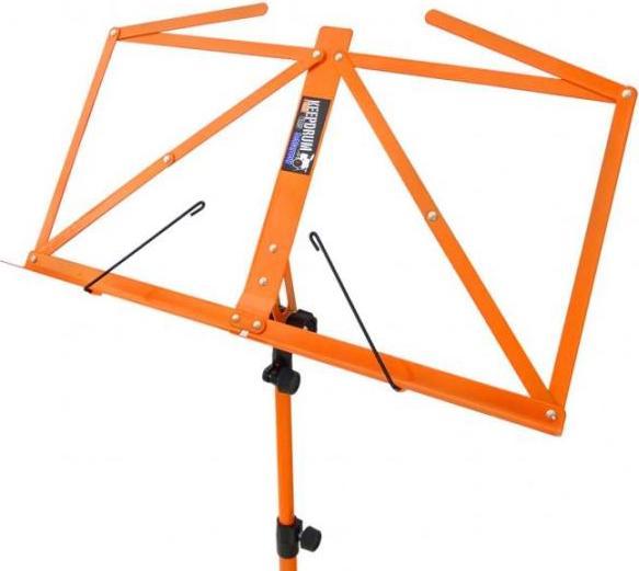 Actual product image keepdrum MUS3OR Music Stand Orange with Bag